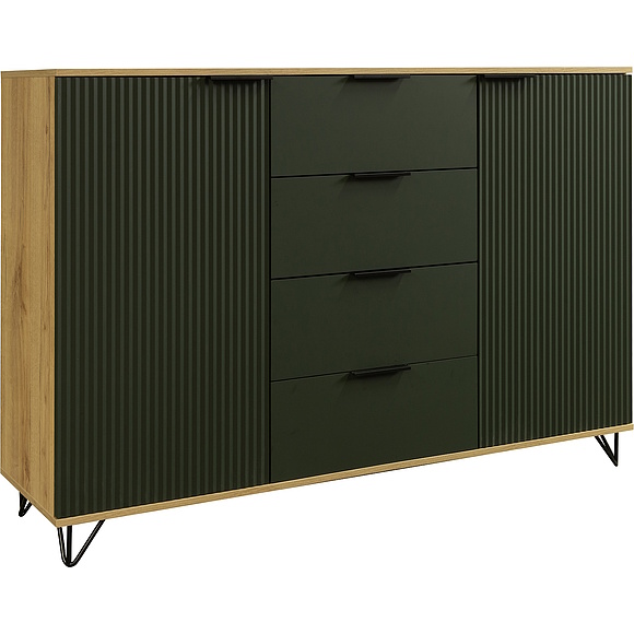 ტუმბო «როქსი» პ6.948.0.08, ადგილი: ლდსპ, ფერი: გრინ სოფტი+მუხის კანტრი მოოქროვილი