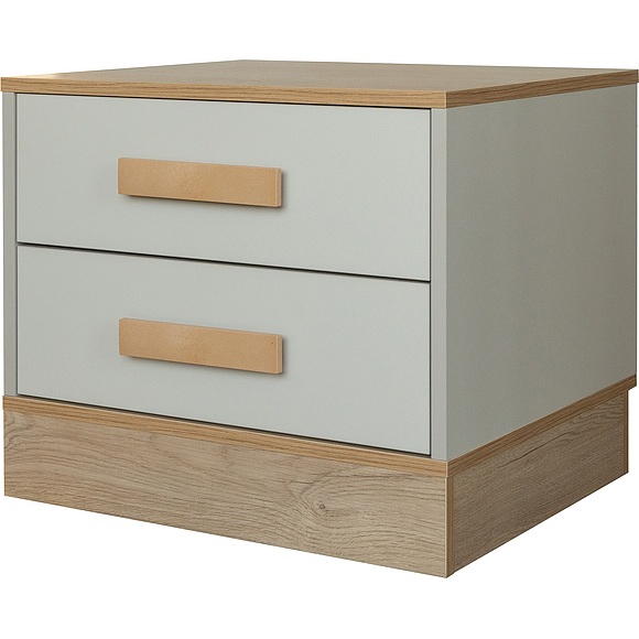 საძინებლის ტუმბო «პორტუსი» პ3.600.1.08, ადგილი: ლდსპ, ფერი: Пепел + Дуб мадуро