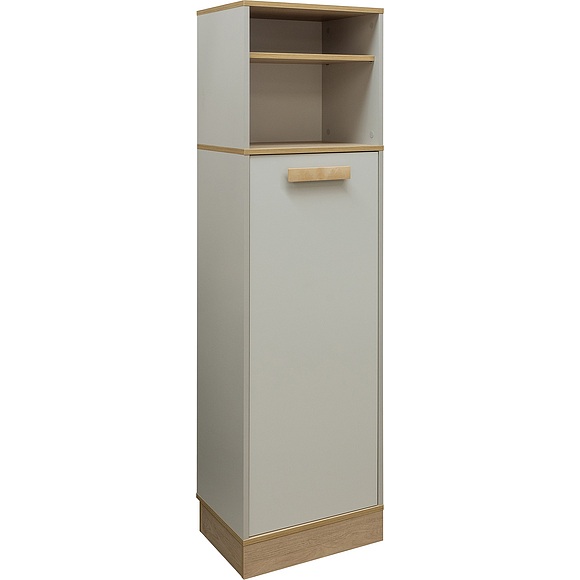 Шкаф для книг «Портус» П3.600.2.04, Материал: ЛДСП, Цвет: Пепел + Дуб мадуро