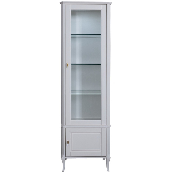 Шкаф «Нокс» П4.988.2.01, Материал: Массив (дуб), Цвет: Белый матовый