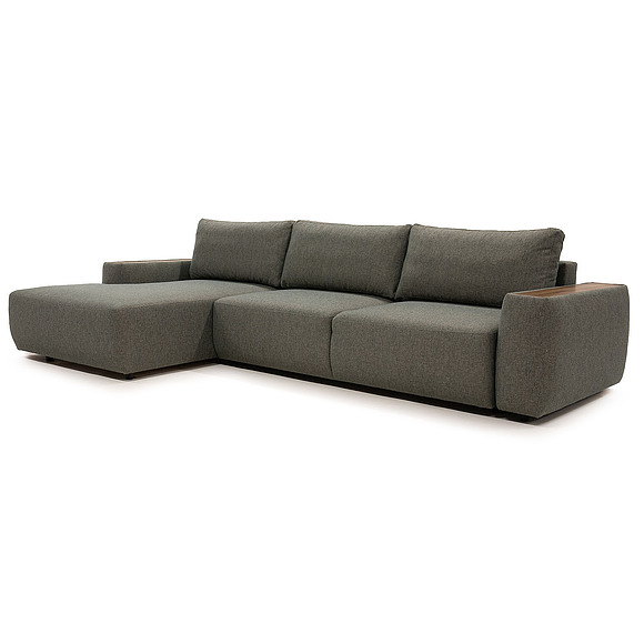 Угловой диван «Брамс» (3мL/R6мR/L), ადგილი: ნაჭერი, ტყავის ჯგუფი: 19 ჯგუფი