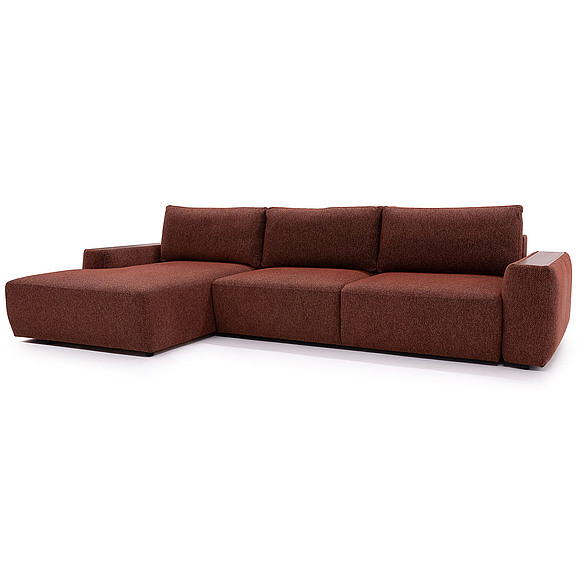 Угловой диван «Брамс» (3мL/R6мR/L), ადგილი: ნაჭერი, ტყავის ჯგუფი: 20 ჯგუფი