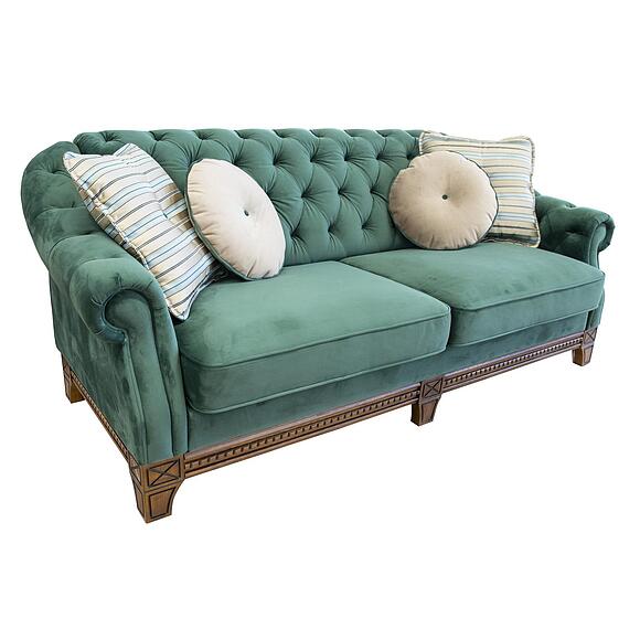 3-х местный диван «Верди» (3м) - промо, ადგილი: ნაჭერი, ტყავის ჯგუფი: 20 ჯგუფი