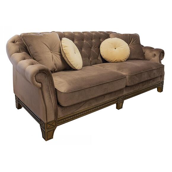 3-х местный диван «Верди» (3м) - промо, ადგილი: ნაჭერი, ტყავის ჯგუფი: 20 ჯგუფი