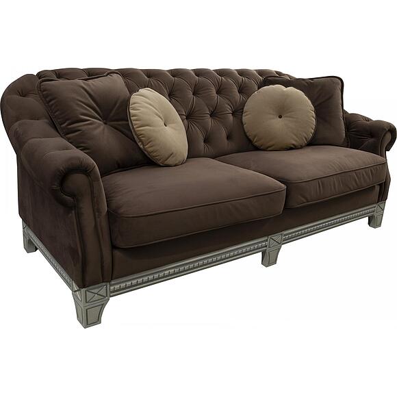 3-х местный диван «Верди» (3м) - промо, ადგილი: ნაჭერი, ტყავის ჯგუფი: 20 ჯგუფი