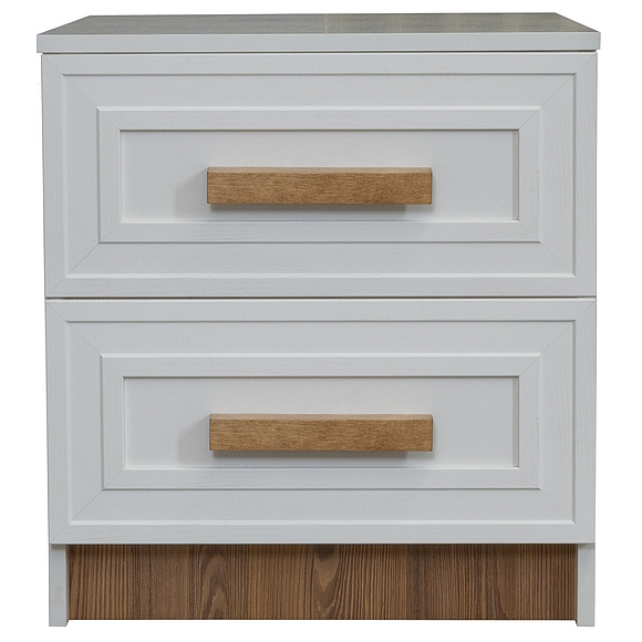 Тумба прикроватная «Порта» П7.061.1.26, ადგილი: ლდსპ, ფერი: Белый + Кедр Орегон