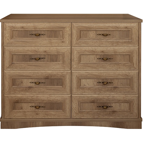 Комод «Турин» П7.036.1.32 (П036.32), Материал: ЛДСП+МДФ, Цвет: Дуб Каньон (80663751_1.jpg) Комод «Турин» П7.036.1.32 (П036.32), Материал: ЛДСП+МДФ, Цвет: Дуб Каньон