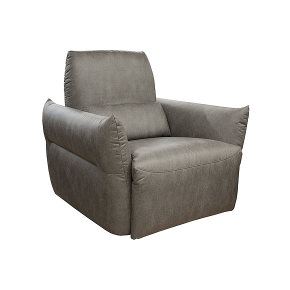 Кресло-реклайнер «Клаб» (1E), ადგილი: ნაჭერი, ტყავის ჯგუფი: 22 ჯგუფი, ტრანსფორმაციის მექანიზმი: მექანიზმის გარეშე