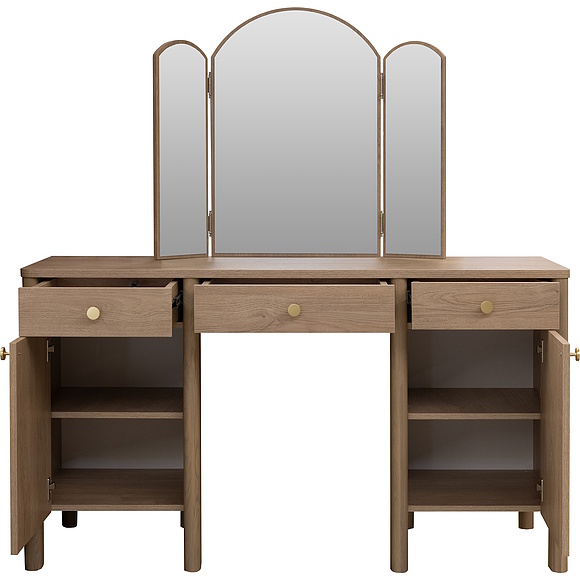 Стол туалетный «Поинт» БМ2.665.1.03, ადგილი: ლდსპ, ფერი: მადურას მუხა