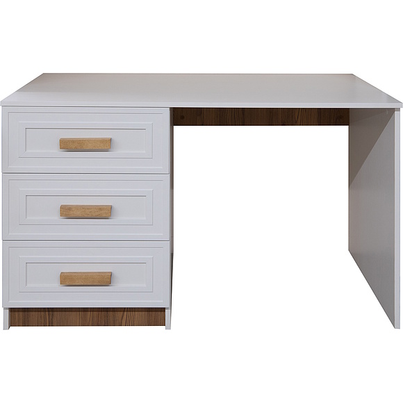 Стол письменный «Порта» П7.061.1.51, ადგილი: ლდსპ+მდფ, ფერი: Белый + Кедр Орегон