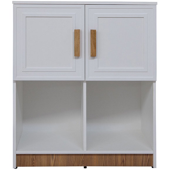 Тумба «Порта» П7.061.1.27, ადგილი: ლდსპ+მდფ, ფერი: Белый + Кедр Орегон