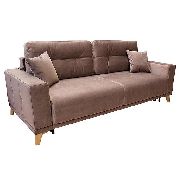 3-х местный диван «Одрия» (3M), ადგილი: ნაჭერი, ტყავის ჯგუფი: 20 ჯგუფი, ტრანსფორმაციის მექანიზმი: მექანიზმით