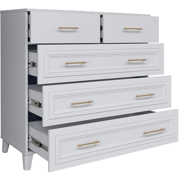 კომოდი «სატი» პ7.057.1.26, ადგილი: ლდსპ+მდფ, ფერი: თეთრი