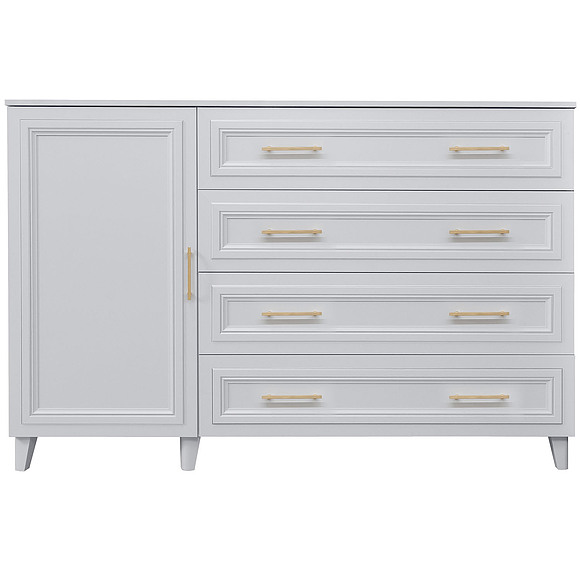 ტუმბო «სატი» პ7.057.1.28, ადგილი: ლდსპ+მდფ, ფერი: თეთრი