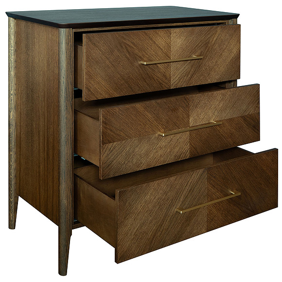 Комод «Оквуд» П3.142.1.14, ადგილი: მასიური მუხა, ფერი: Миндаль