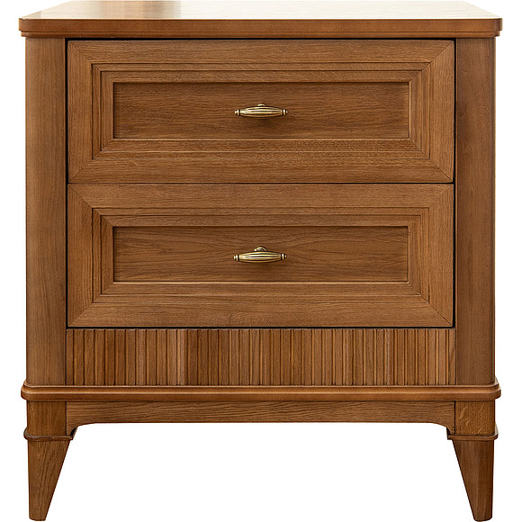 Тумба прикроватная «Калипсо» БМ2.785.1.06, ადგილი: მასიური მუხა, ფერი: თამბაქო