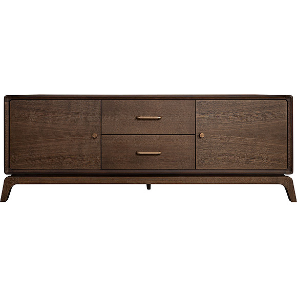 Тумба «Булгари» П6.147.0.02, Материал: МДФ+шпон, Цвет: Дуб Трюфель