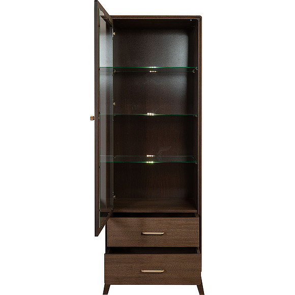 Шкаф «Булгари» П6.147.0.01-01	, Материал: МДФ+шпон, Цвет: Дуб Трюфель