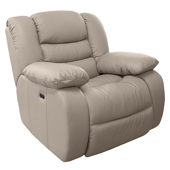 Кресло-реклайнер «Манчестер 1» (1E), ადგილი: ნატურალური ტყავი, ტყავის ჯგუფი: 120 ჯგუფი, ტრანსფორმაციის მექანიზმი: მექანიზმით