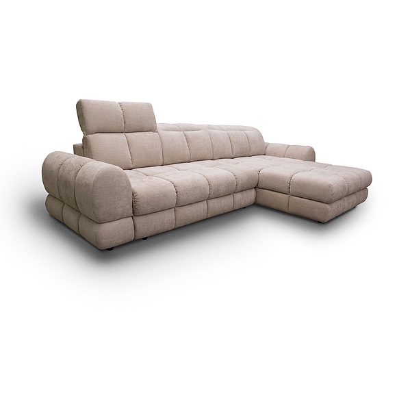 Угловой диван «Россини» (2ML/R.8MR/L), ადგილი: ნაჭერი, ტყავის ჯგუფი: 19 ჯგუფი, ტრანსფორმაციის მექანიზმი: მექანიზმით