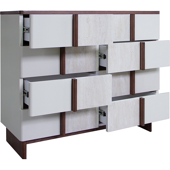 Комод «Асти» БМ2.667.1.01, Материал: МДФ, крашеная, Цвет: Жасмин