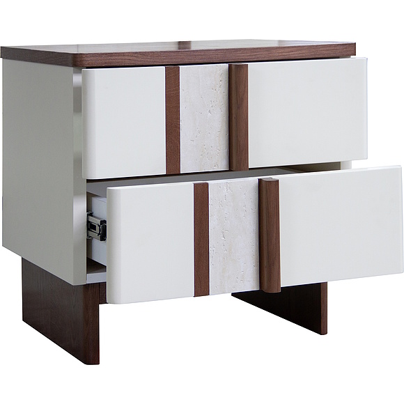 Тумба прикроватная  «Асти» БМ2.667.1.03, Материал: МДФ, крашеная, Цвет: Жасмин