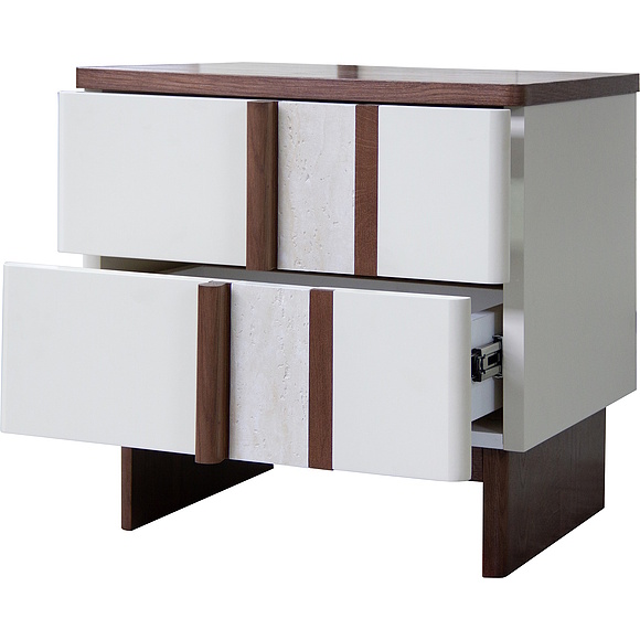 Тумба прикроватная  «Асти» БМ2.667.1.03-01, Материал: МДФ, крашеная, Цвет: Жасмин