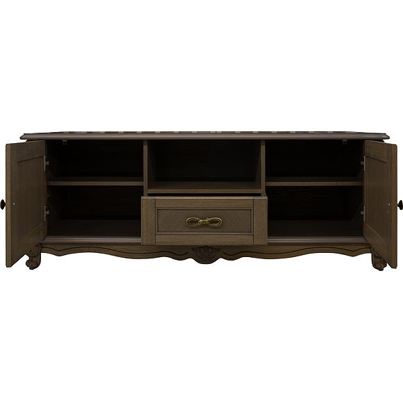 Тумба ТВ «Алези» П1.350.0.02 (П350.02), Материал: Массив (дуб), Цвет: Дуб Сахара