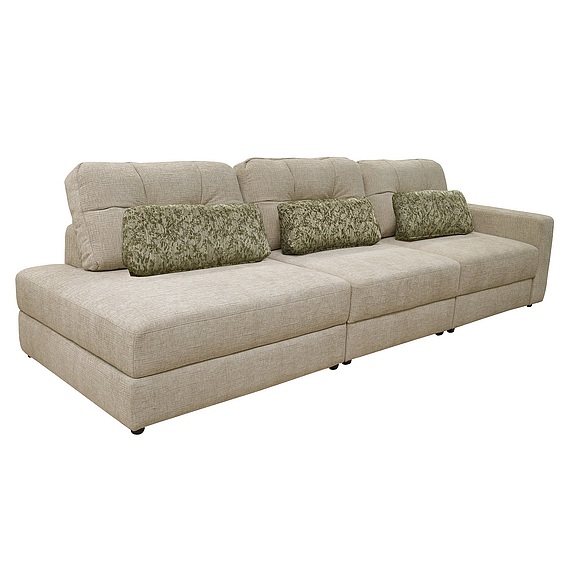 3-х местный диван «Мелдон» (1ML/R.10M.4R/L) - промо, ადგილი: ნაჭერი, ტყავის ჯგუფი: 20 ჯგუფი, ტრანსფორმაციის მექანიზმი: მექანიზმით