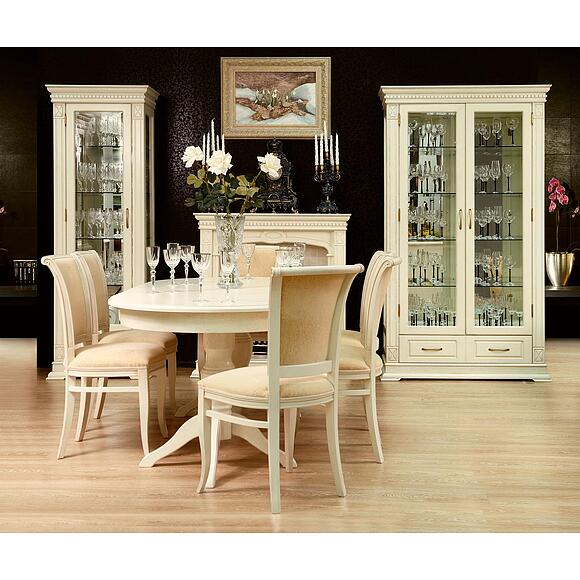 Стол обеденный «Верди» П4.487.4.13 (П106.06-01), Цвет: Слоновая кость