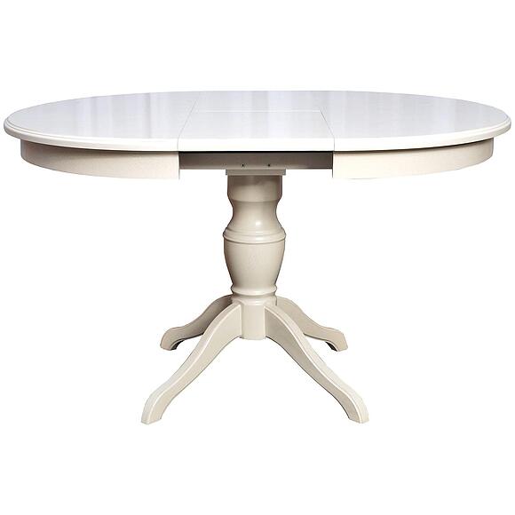 მაგიდა «ვერდი» პ4.487.4.03 (317.01), ადგილი: მასიური მუხა, ფერი: სპილოს ძვლის ფერი