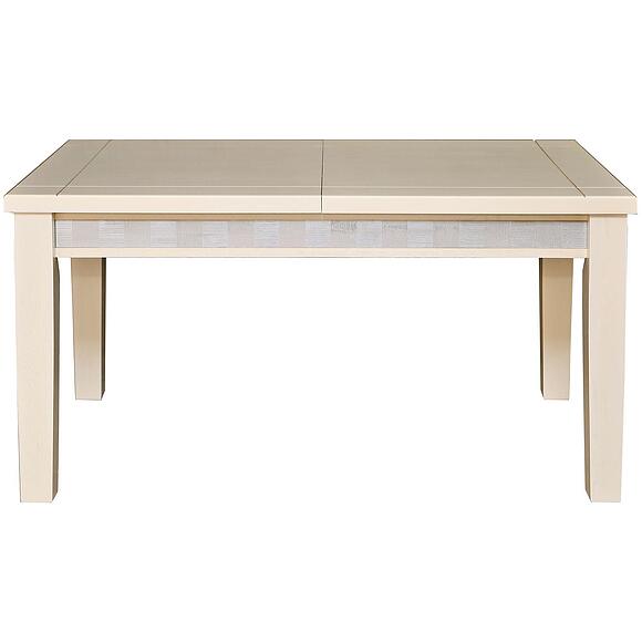 Стол «Тунис 1Р» П6.343.4.02 (П352.02), Материал: МДФ+шпон, Цвет: Слоновая кость с серебром (stol_tunis_1r_p352_02_slon_kost_3.jpg) Стол «Тунис 1Р» П6.343.4.02 (П352.02), Материал: МДФ+шпон, Цвет: Слоновая кость с серебром