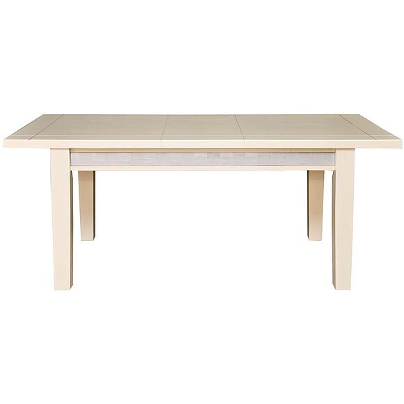 Стол «Тунис 1Р» П6.343.4.02 (П352.02), Материал: МДФ+шпон, Цвет: Слоновая кость с серебром (stol_tunis_1r_p352_02_slon_kost_4.jpg) Стол «Тунис 1Р» П6.343.4.02 (П352.02), Материал: МДФ+шпон, Цвет: Слоновая кость с серебром