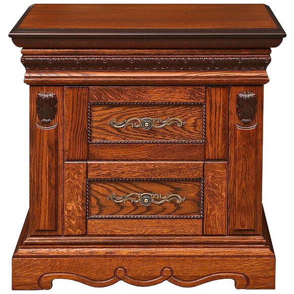 Тумба прикроватная «Милана 03с» П4.265.1.03(294.03с), Материал: Массив (дуб), Цвет: Черешня