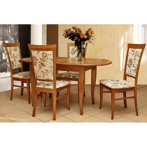 სასადილო მაგიდა «ალტი» პ4.490.4.07 (პ285.07), ადგილი: მდფ+შპონი, ფერი: მუხის რუსტიკალი დაძველების ეფექტით