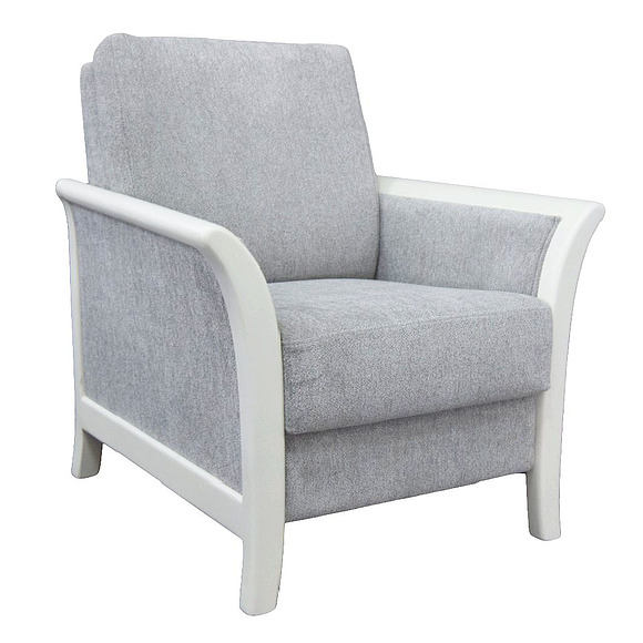 Кресло «Канон 1 Люкс» (12), Материал: Ткань, Цвет: Слоновая кость, Группа ткани: 19 группа, Механизм трансформации: без механизма