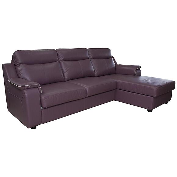 Угловой диван «Люксор» (3мL/R8мR/L), Материал: Натуральная кожа, Группа ткани: 120 группа