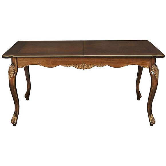 Стол «Альба 1Р» П4.485.0.07 (П498.02), Материал: МДФ+шпон, Цвет: Палисандр с золочением