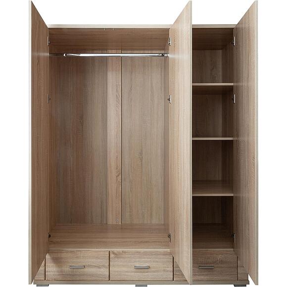 ტანსაცმლის კარადა «გრესსი» პ6.501.1.13-01 (П501.13), ადგილი: ლდსპ, ფერი: მუხის სონომა ნათელი