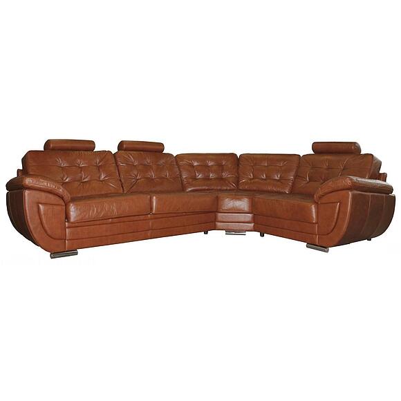 Угловой диван «Редфорд» (3мL/R901R/L), Материал: Натуральная кожа, Группа ткани: 120 группа