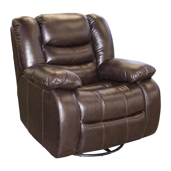 Кресло-реклайнер «Манчестер 1» (1Р), Материал: Натуральная кожа, Группа ткани: 140 группа