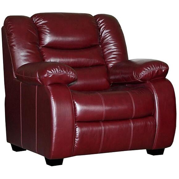 Кресло «Манчестер 1» (12), Материал: Натуральная кожа, Группа ткани: 140 группа