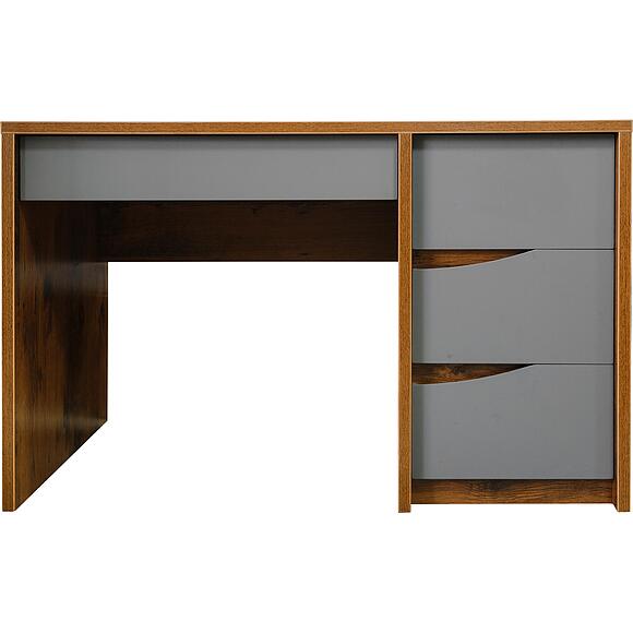 Стол письменный «Монако» П6.528.2.15 (П510.15-1), Материал: МДФ+ПВХ, Цвет: Дуб Саттер+Серый Мокко