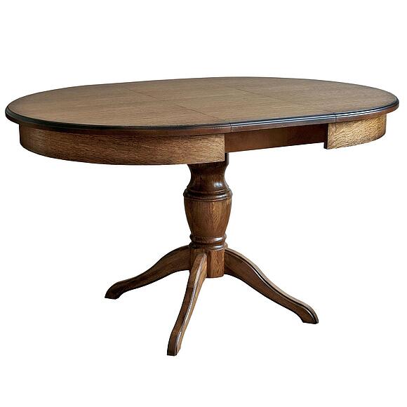 მაგიდა «ვერდი» პ4.487.4.04 (პ317.04), ადგილი: მასიური მუხა, ფერი: თამბაქო