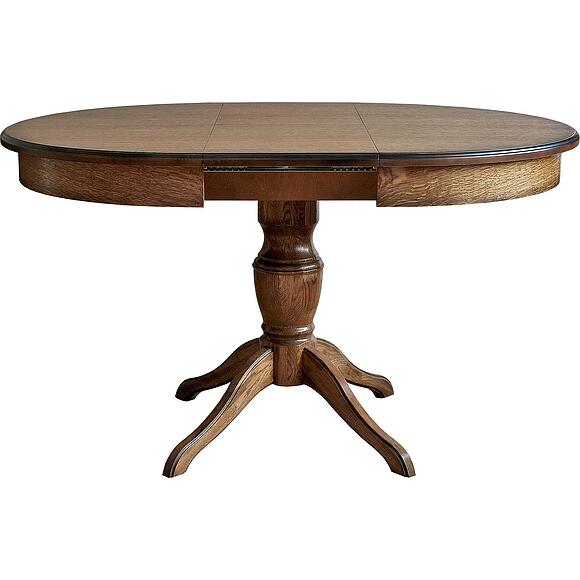 მაგიდა «ვერდი» პ4.487.4.04 (პ317.04), ადგილი: მასიური მუხა, ფერი: თამბაქო