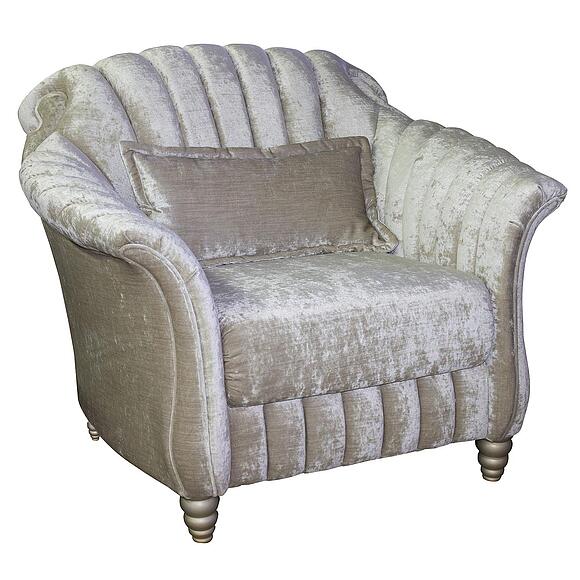 სავარძელი "ბოტტიჩელლი" (12), ადგილი: ნაჭერი, ტყავის ჯგუფი: 25 ჯგუფი