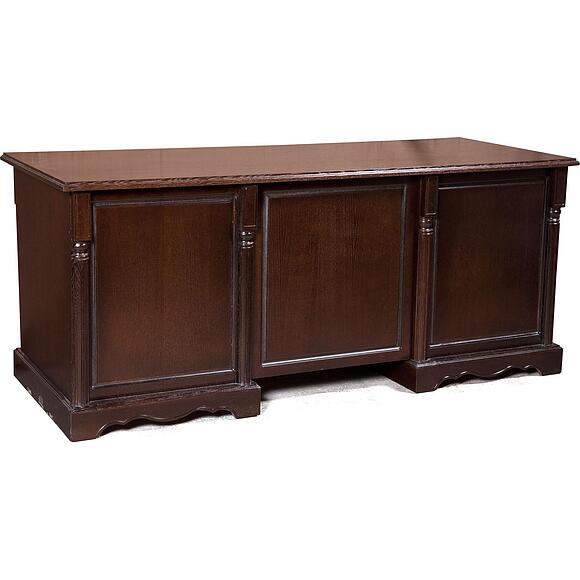 Стол письменный 2т «Паола» БМ2.671.2.47(2171), Материал: Массив (дуб), Цвет: Горячий шоколад