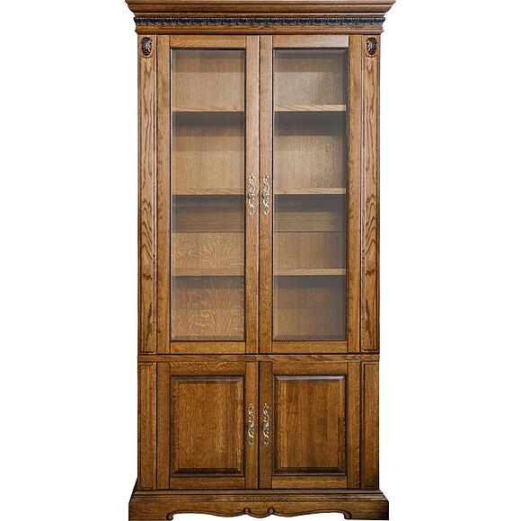 Шкаф комбинированный «Милана 2Д» П4.265.2.10(396.10), Материал: Массив (дуб), Цвет: Черешня