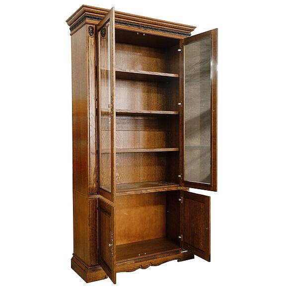 Шкаф комбинированный «Милана 2Д» П4.265.2.10(396.10), Материал: Массив (дуб), Цвет: Черешня