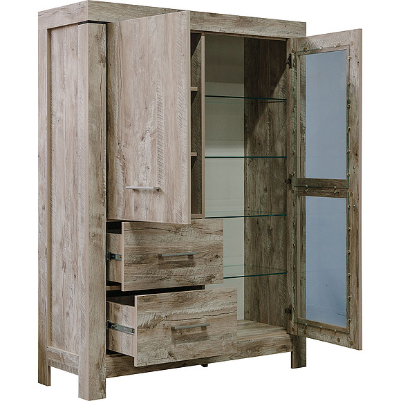 კარადა «გრანდე» პ6.606.0.05 (П606.05), ადგილი: ლდსპ, ფერი: იუკონ მუხა